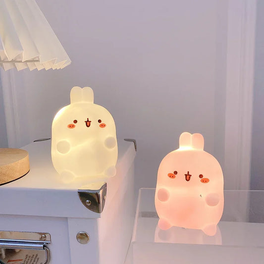 Lapins mignons lumineux