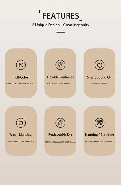 Lampe Méduse Led Relaxation