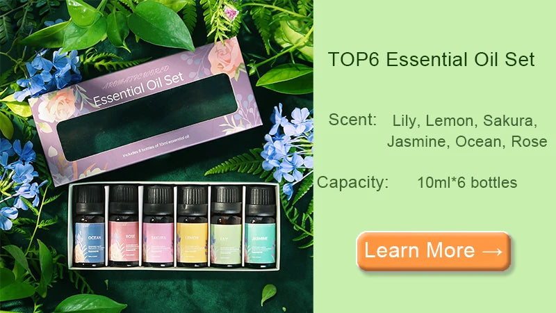 Humidificateur d'air et diffuseur d'arôme Led