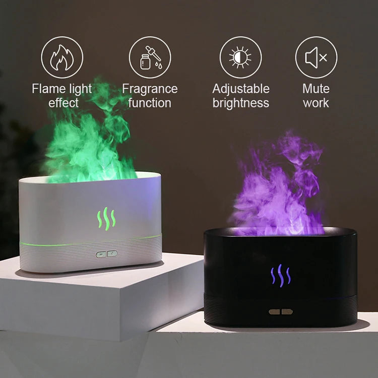 Humidificateur d'air et diffuseur d'arôme Led