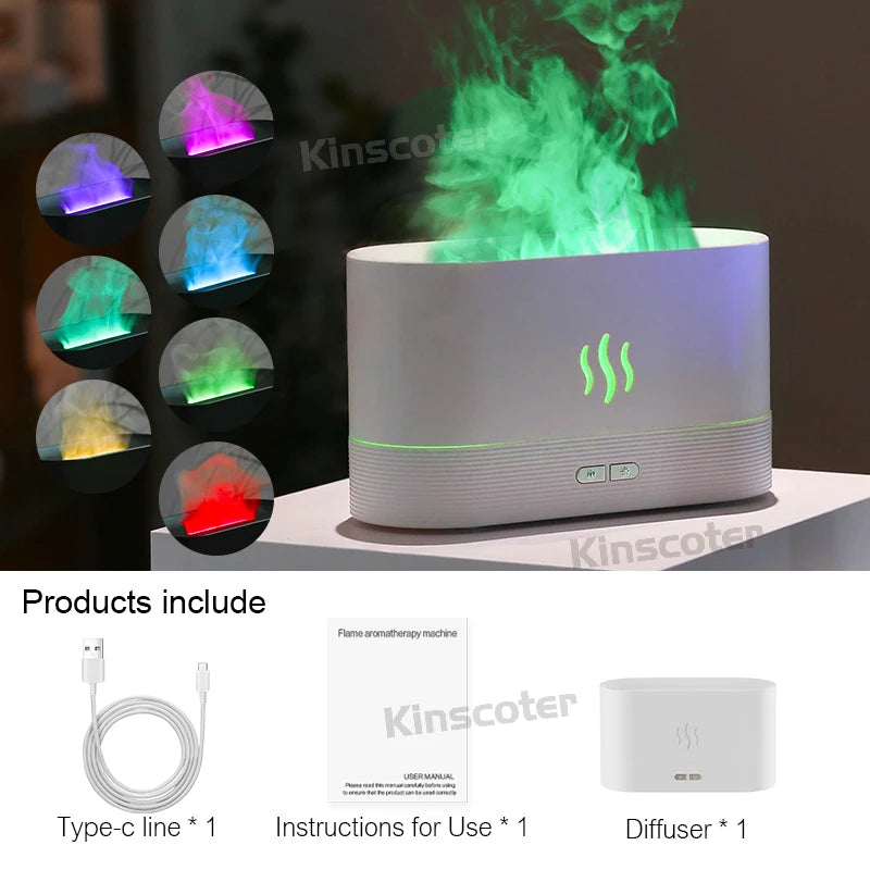Humidificateur d'air et diffuseur d'arôme Led