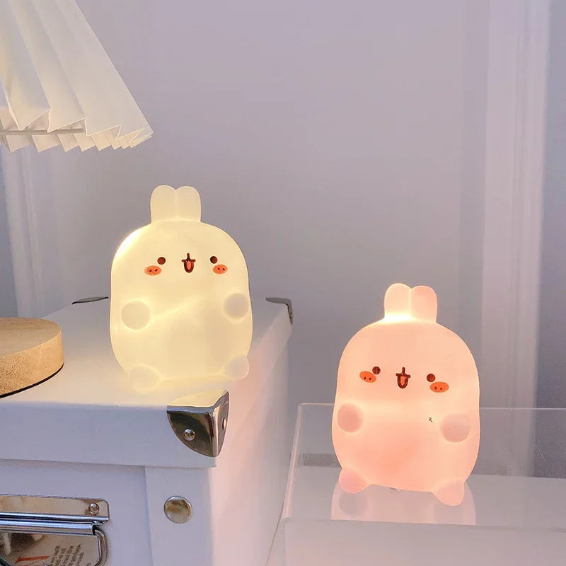 Lapins mignons lumineux