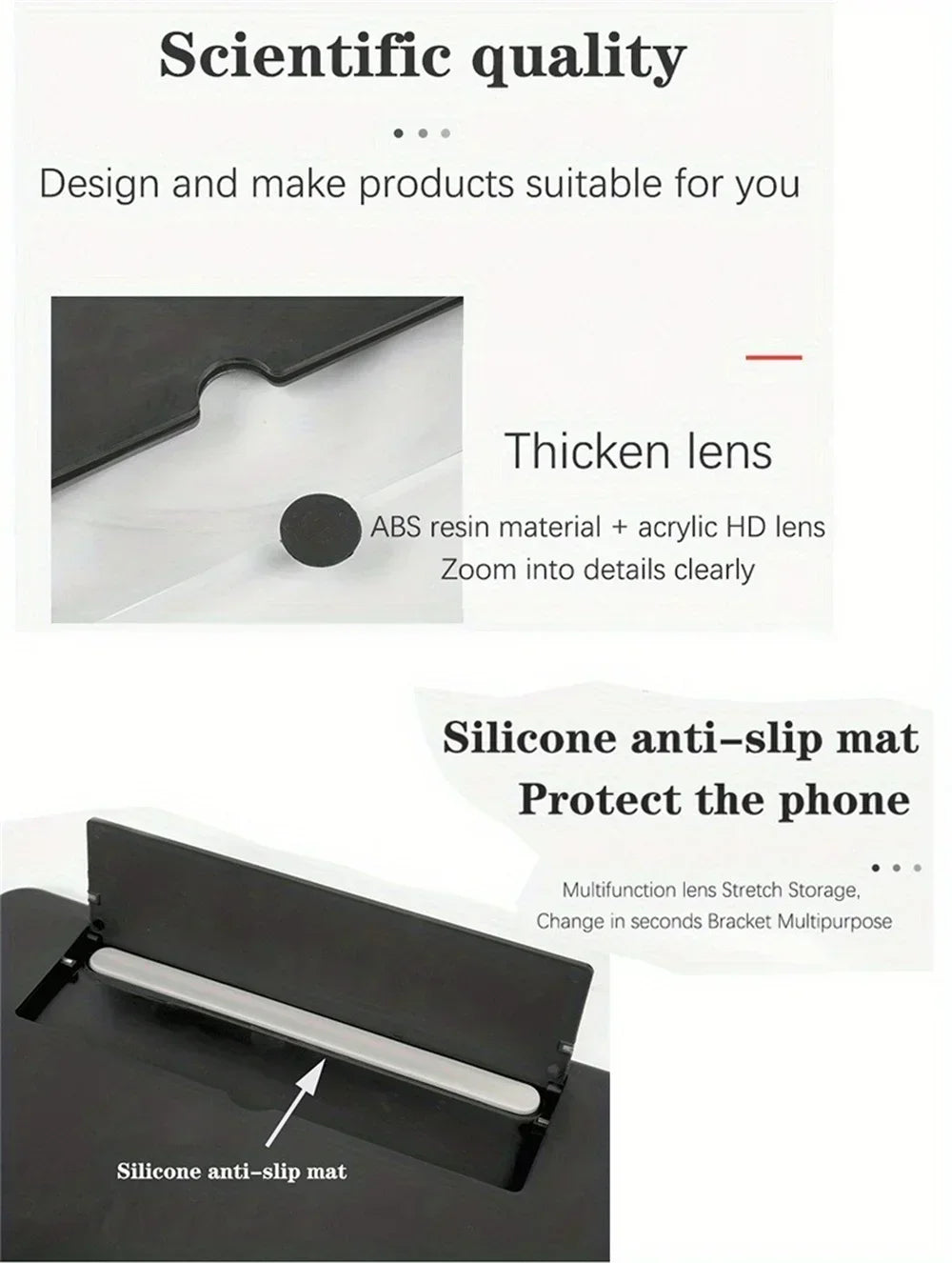 Loupe HD pour télephone portable