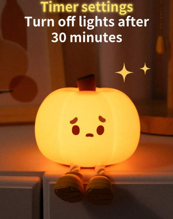 1 piéce veilleuse LED citrouille d'halloween