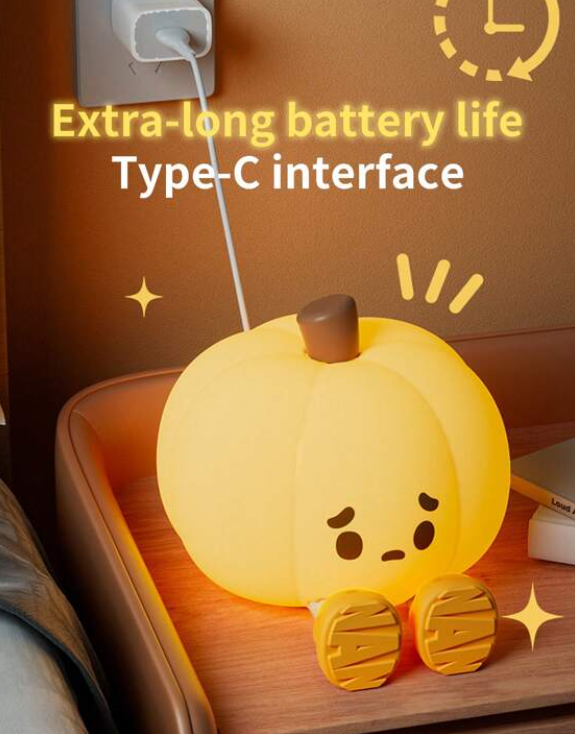 1 piéce veilleuse LED citrouille d'halloween